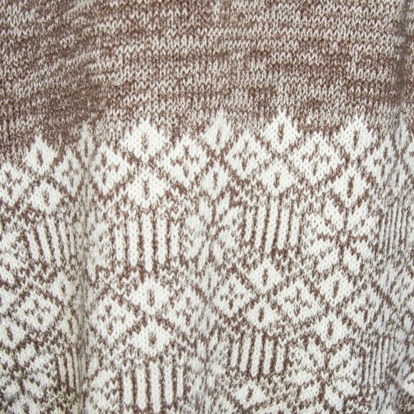 Soybu Sweater Sweater Dress Heather Brown & White L - Picture 9 of 9